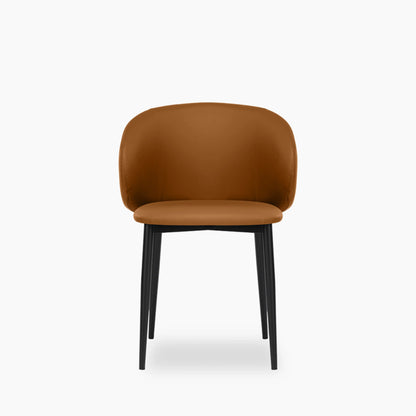 Cameron Dining Chair | Tuscan Tan Faux Leather