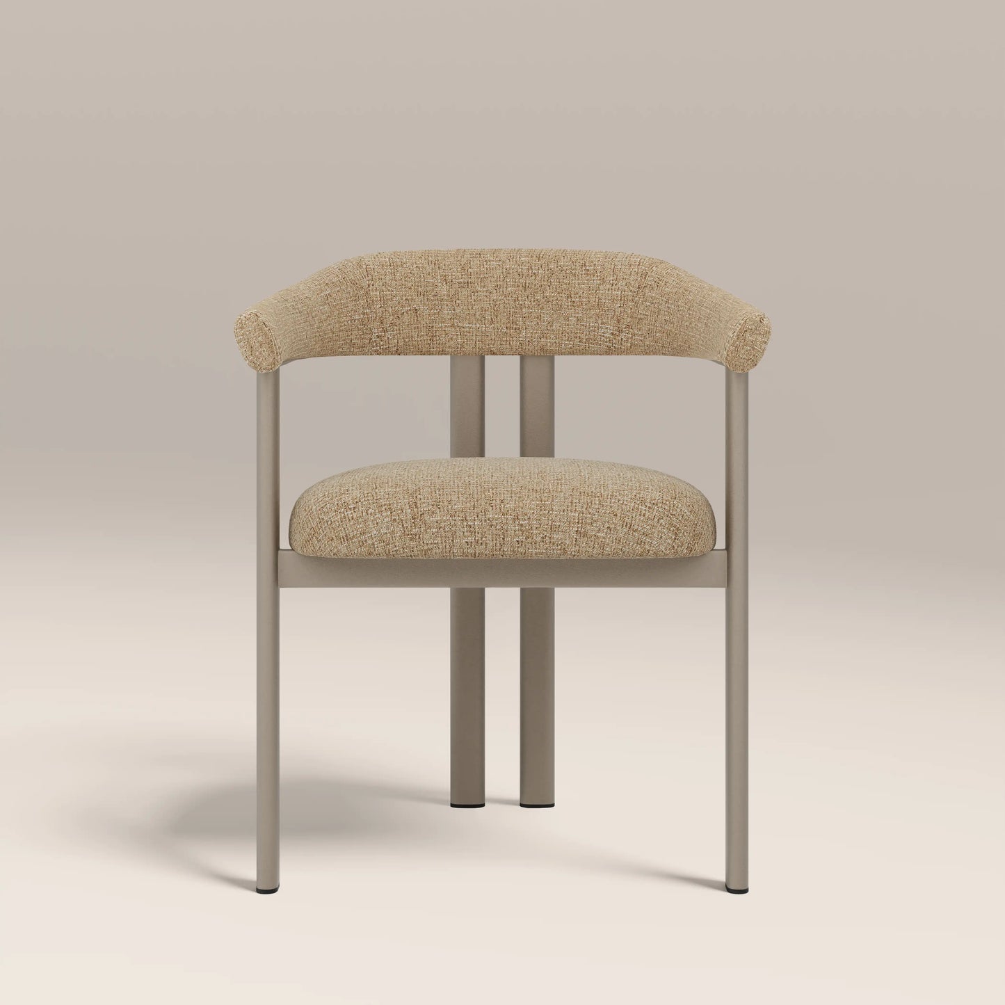Arbor Carver Dining Chair | Speckled Latte Boucle & Latte