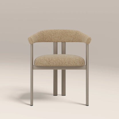 Arbor Carver Dining Chair | Speckled Latte Boucle & Latte