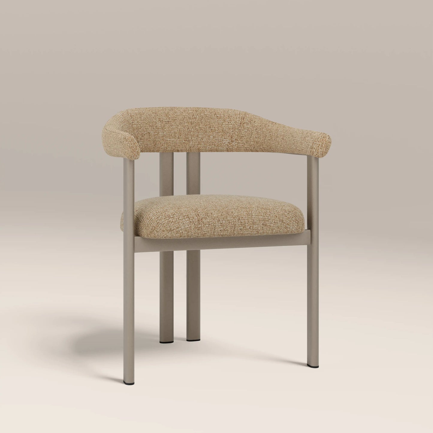 Arbor Carver Dining Chair | Speckled Latte Boucle & Latte
