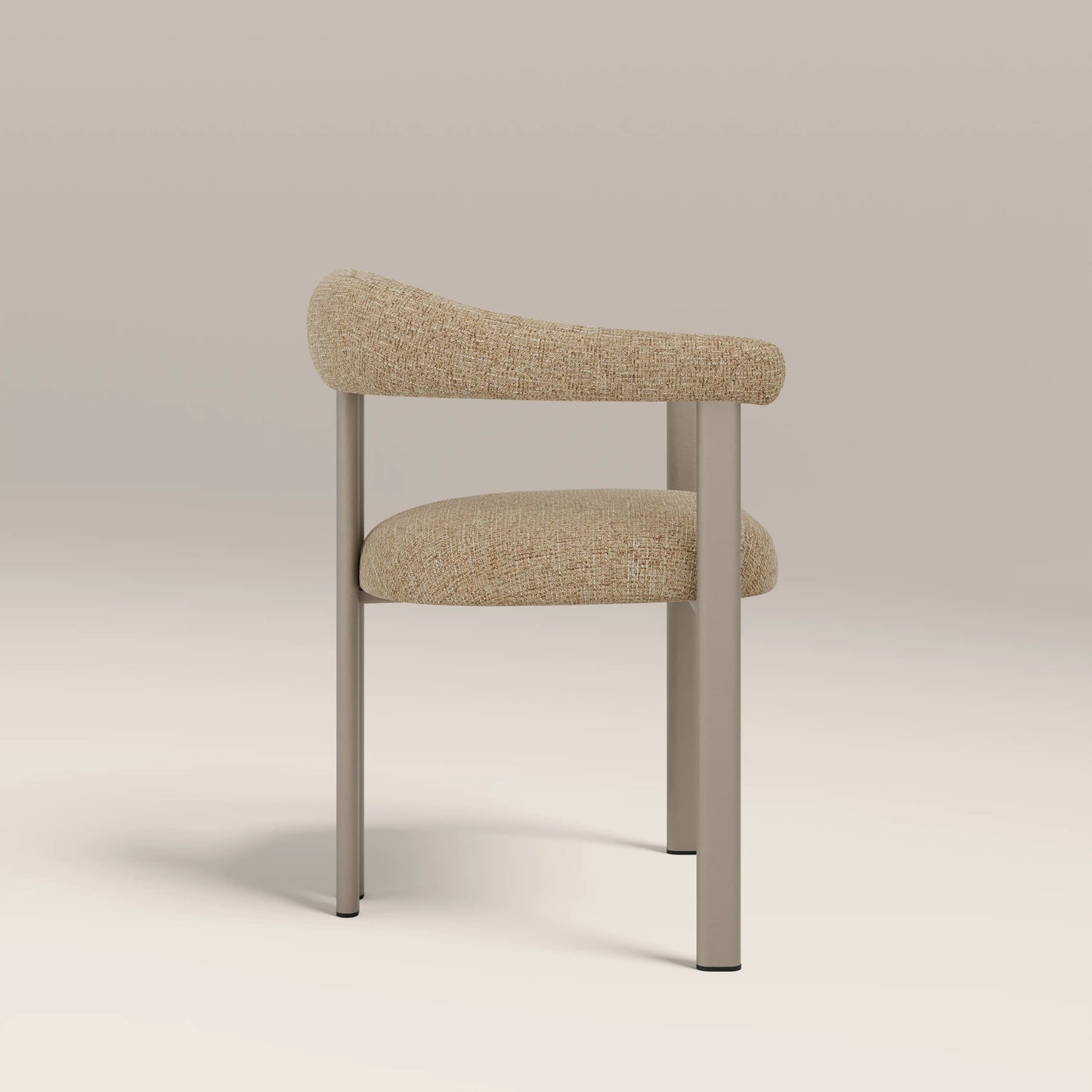 Arbor Carver Dining Chair | Speckled Latte Boucle & Latte