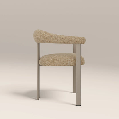 Arbor Carver Dining Chair | Speckled Latte Boucle & Latte