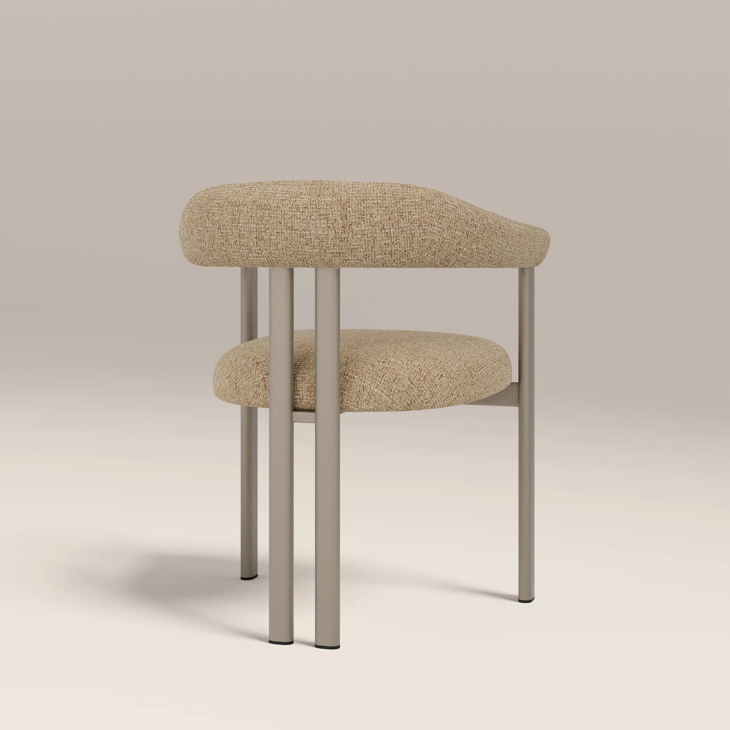 Arbor Carver Dining Chair | Speckled Latte Boucle & Latte