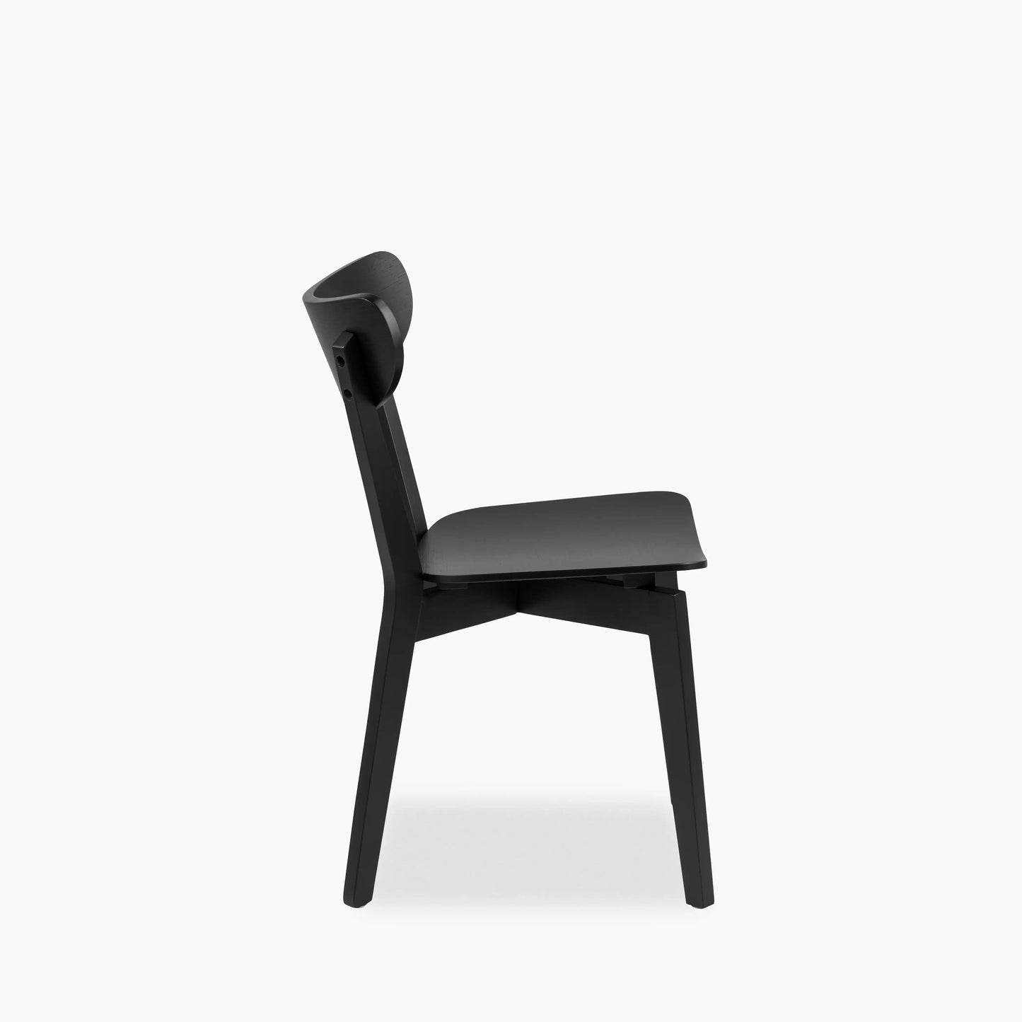Roxby Wooden Dining Chair | Black