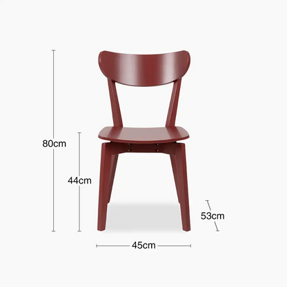 Roxby Wooden Dining Chair | Terracotta