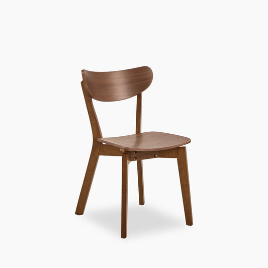 Roxby Wooden Dining Chair | Walnut