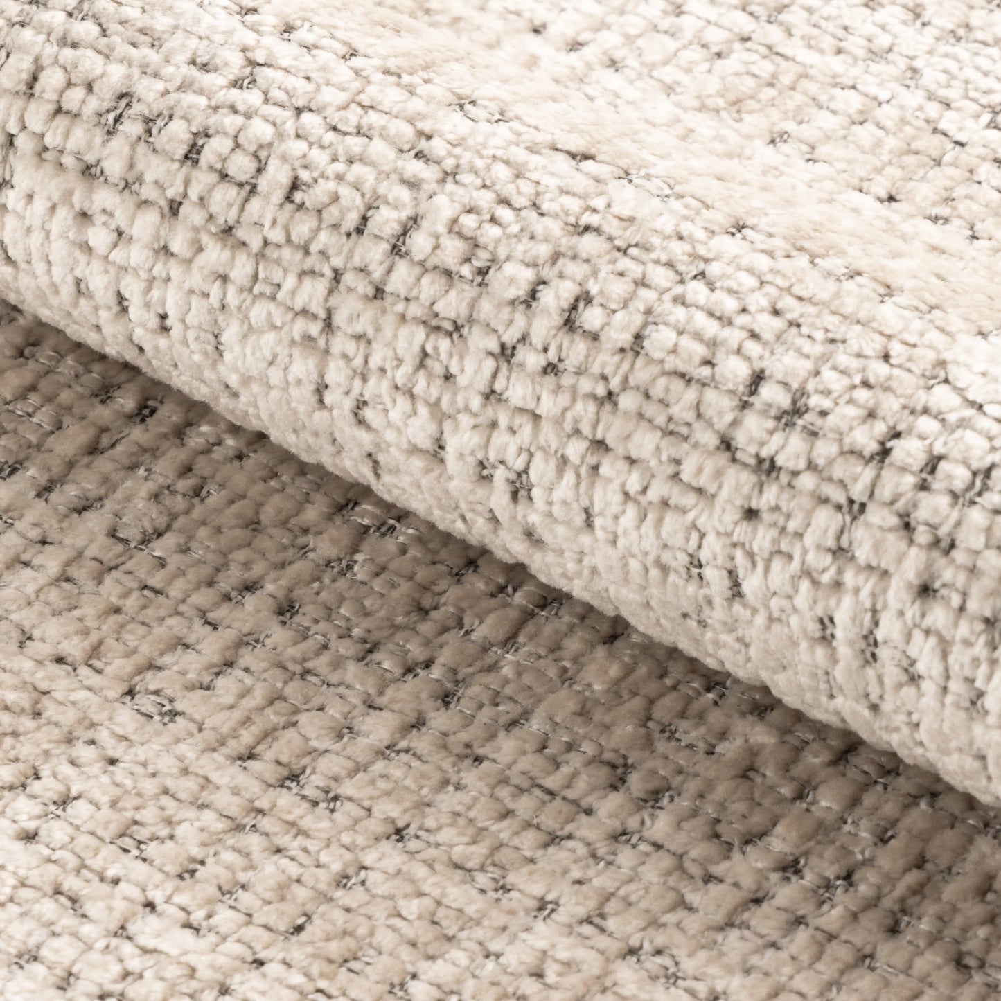 Darlene Dining Chair | Natural Chunky Weave Fabric & Smoked Walnut