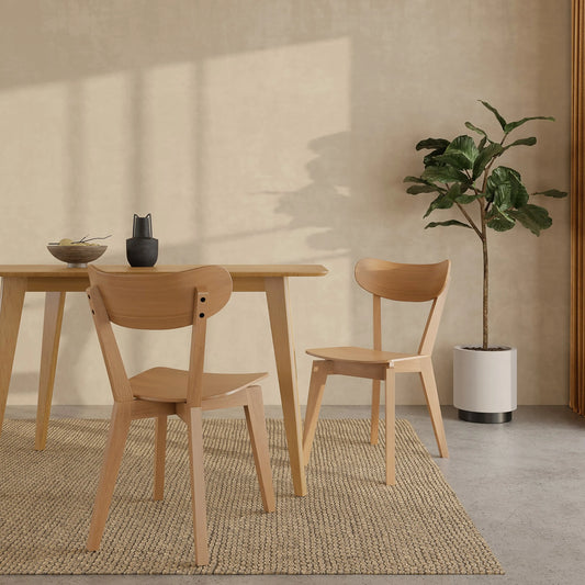 Roxby Wooden Dining Chair | Oak