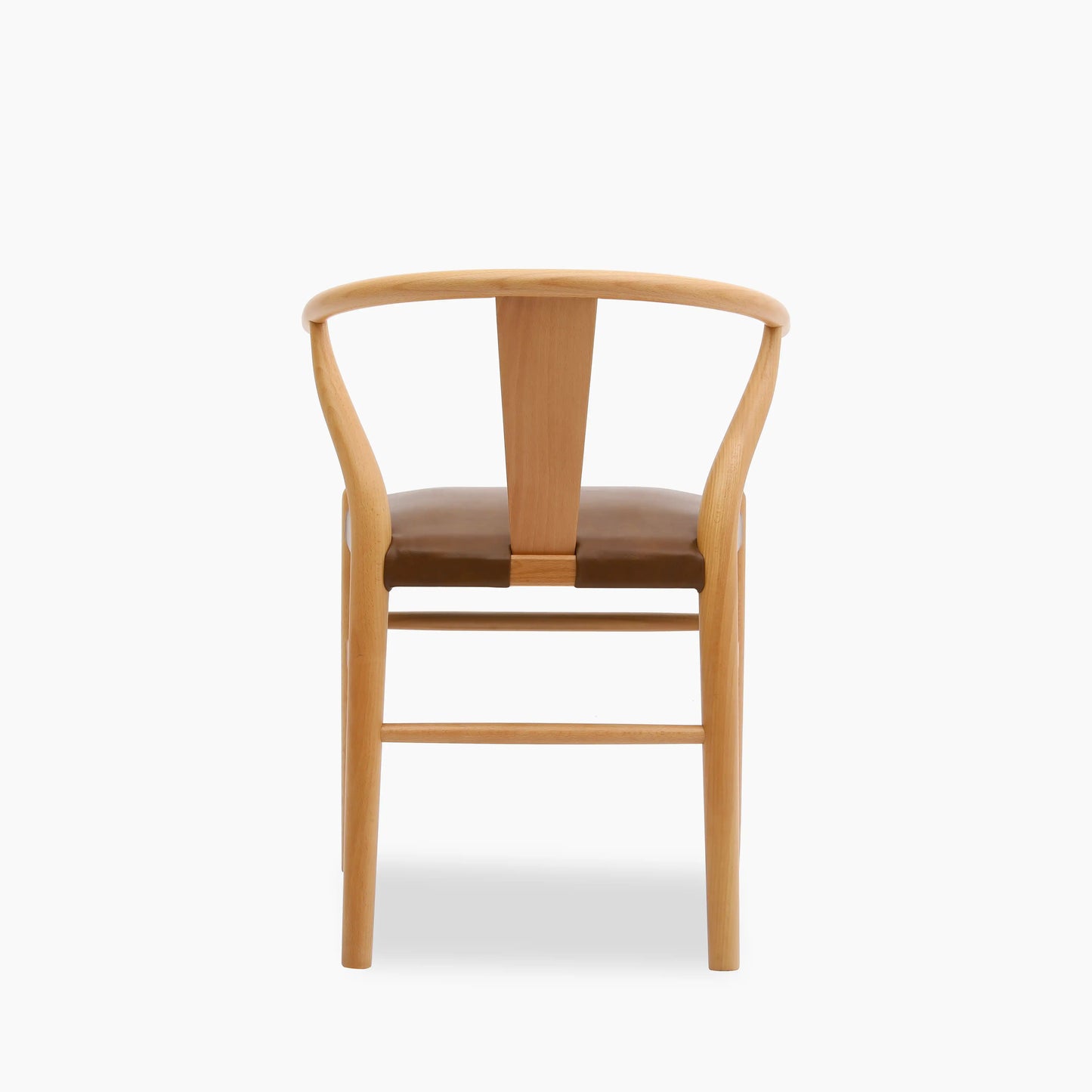Bjorn Wooden Dining Chair | Vintage Tan Faux Leather & Oak