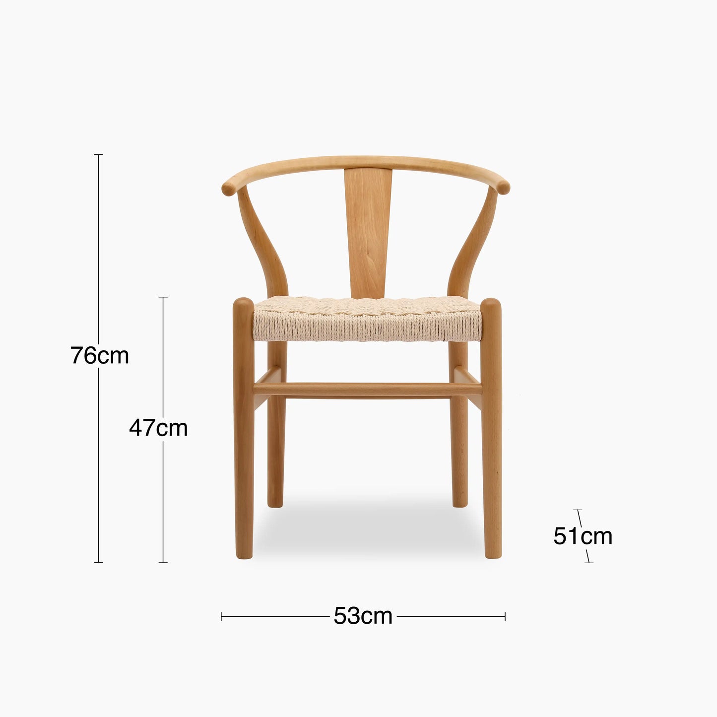Bjorn Wooden Dining Chair | Natural Weave & Oak