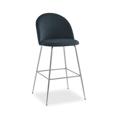 Nova Dining Chair | Ink Grey Sustainable Velvet