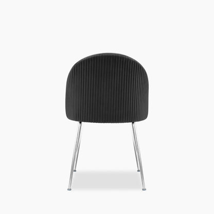 Nova Dining Chair | Ink Grey Sustainable Velvet