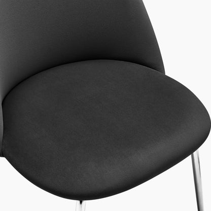 Nova Dining Chair | Ink Grey Sustainable Velvet