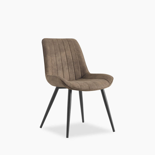 Taylor Dining Chair | Vintage Warm Grey Faux Leather