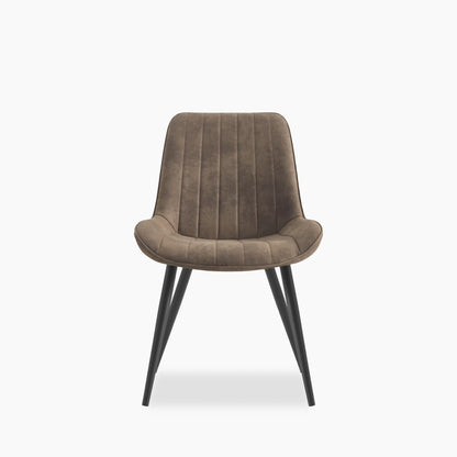 Taylor Dining Chair | Vintage Warm Grey Faux Leather