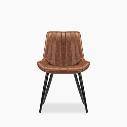 Taylor Dining Chair | Vintage Tan Faux Leather