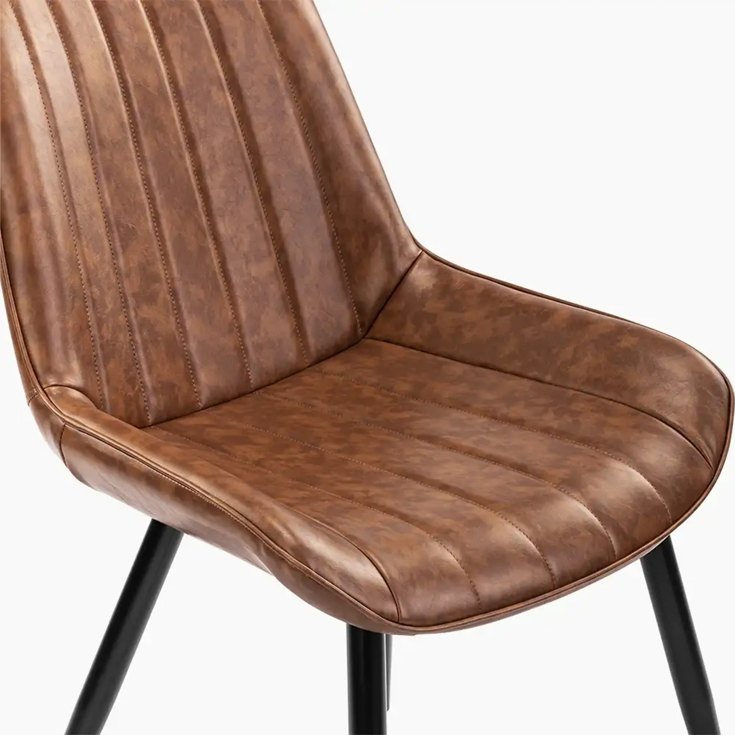 Taylor Dining Chair | Vintage Tan Faux Leather