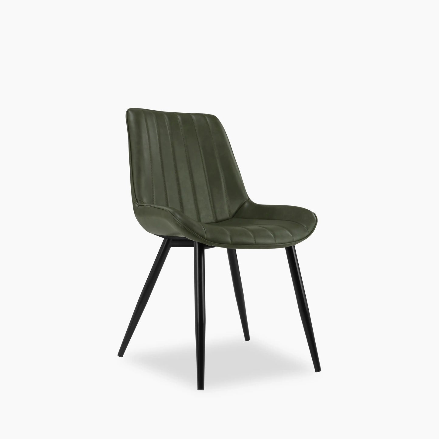 Taylor Dining Chair | Vintage Green Faux Leather