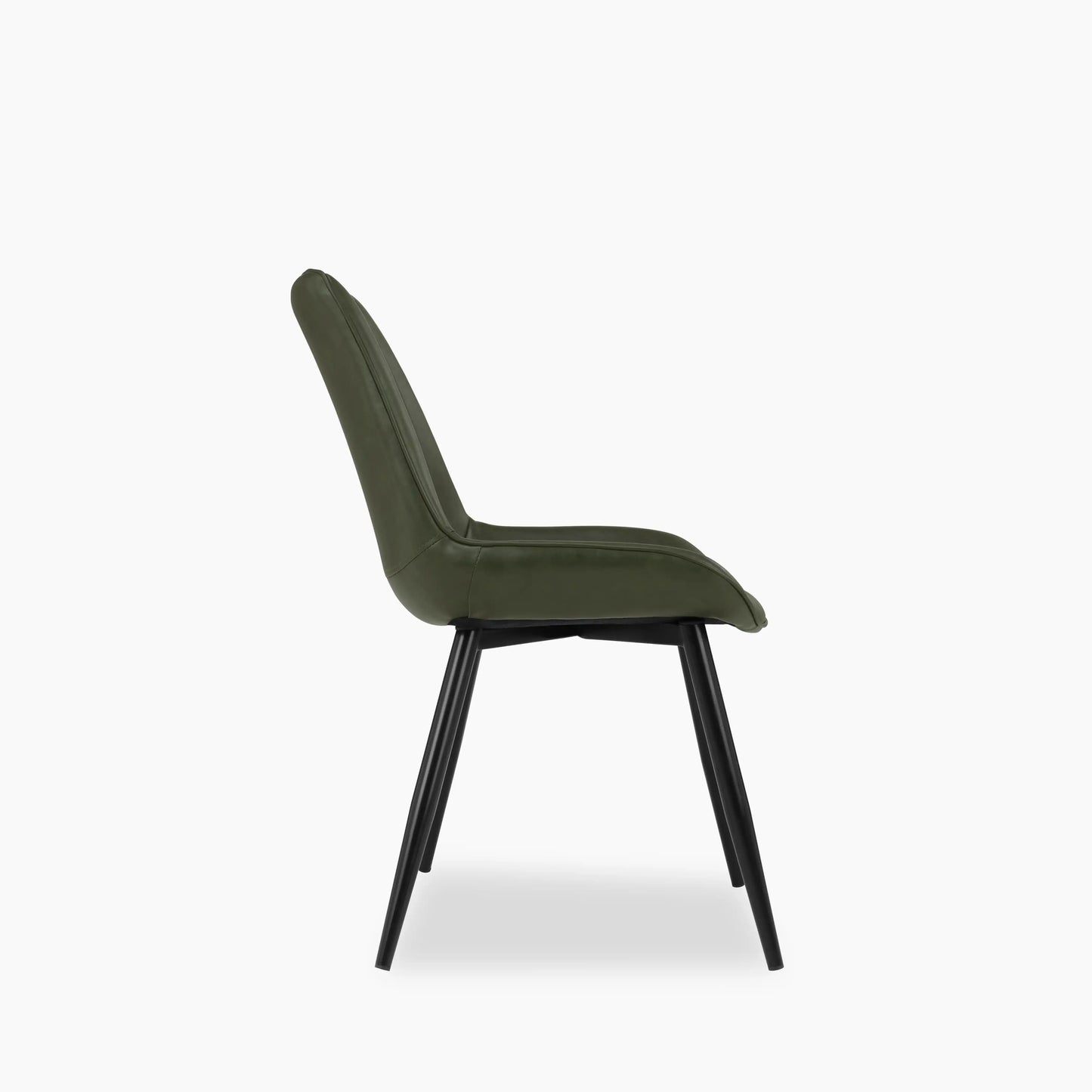 Taylor Dining Chair | Vintage Green Faux Leather