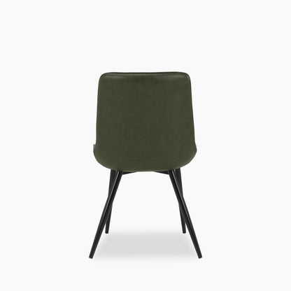 Taylor Dining Chair | Vintage Green Faux Leather