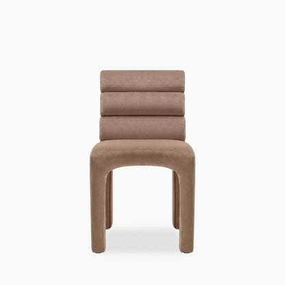 Arlo Dining Chair | Taupe Sustainable Velvet