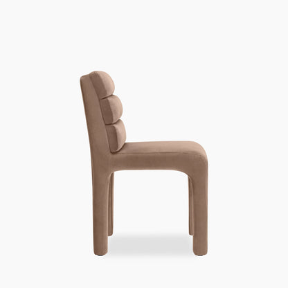Arlo Dining Chair | Taupe Sustainable Velvet