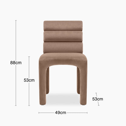 Arlo Dining Chair | Taupe Sustainable Velvet