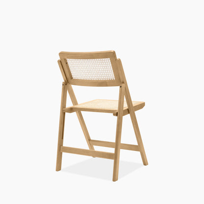 Elynn Folding Wooden Dining Chair | Oak