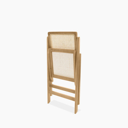 Elynn Folding Wooden Dining Chair | Oak