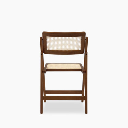 Elynn Folding Wooden Dining Chair | Walnut