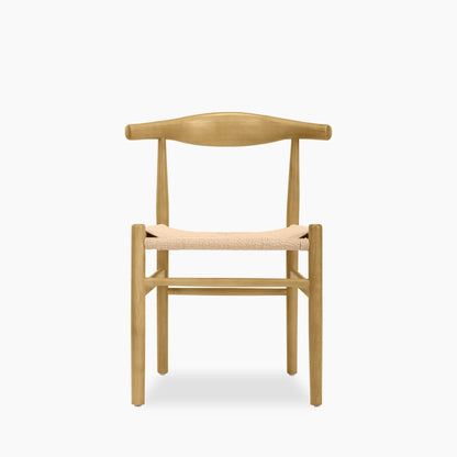 Aalborg Wooden Dining Chair | Natural Weave & Oak