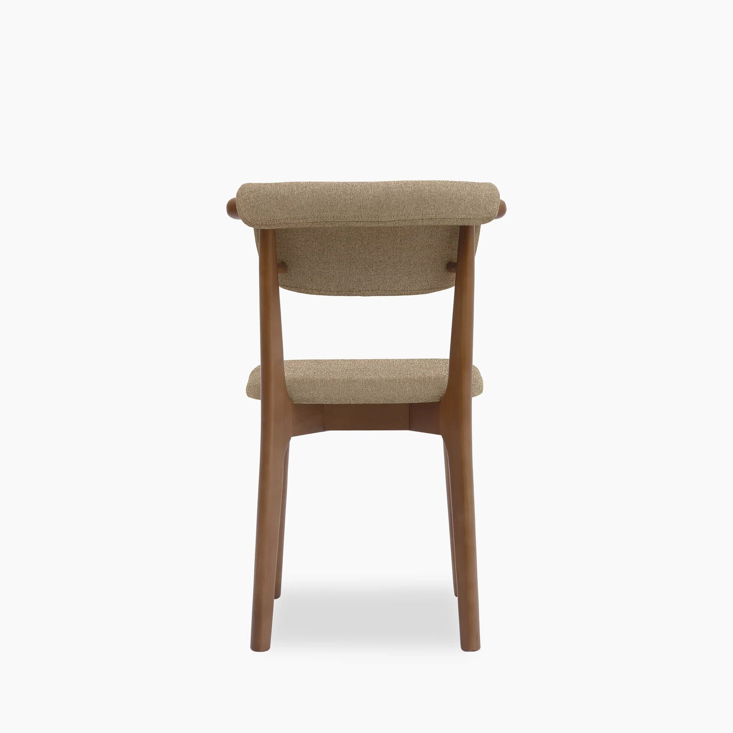 Nobu Dining Chair | Latte Sustainable Fabric & Walnut