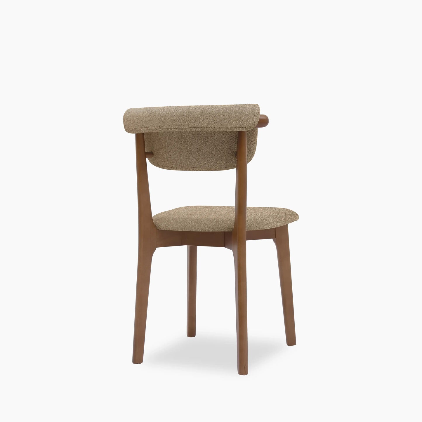 Nobu Dining Chair | Latte Sustainable Fabric & Walnut