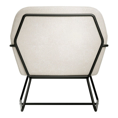 Theodore Armchair - Ivory Bouclé & Black