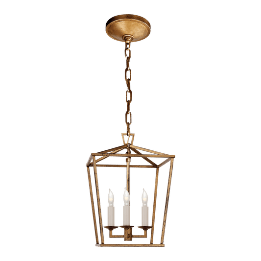 Darlana Mini Lantern - Gilded Iron