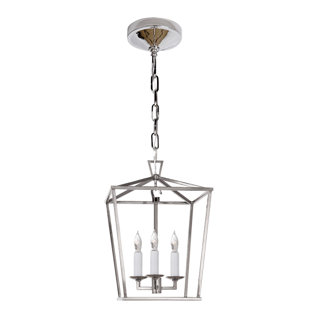 Darlana Mini Lantern - Polished Nickel