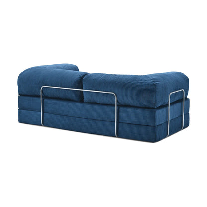 Nubo Compressed Blue Sofa – High-Quality Construction