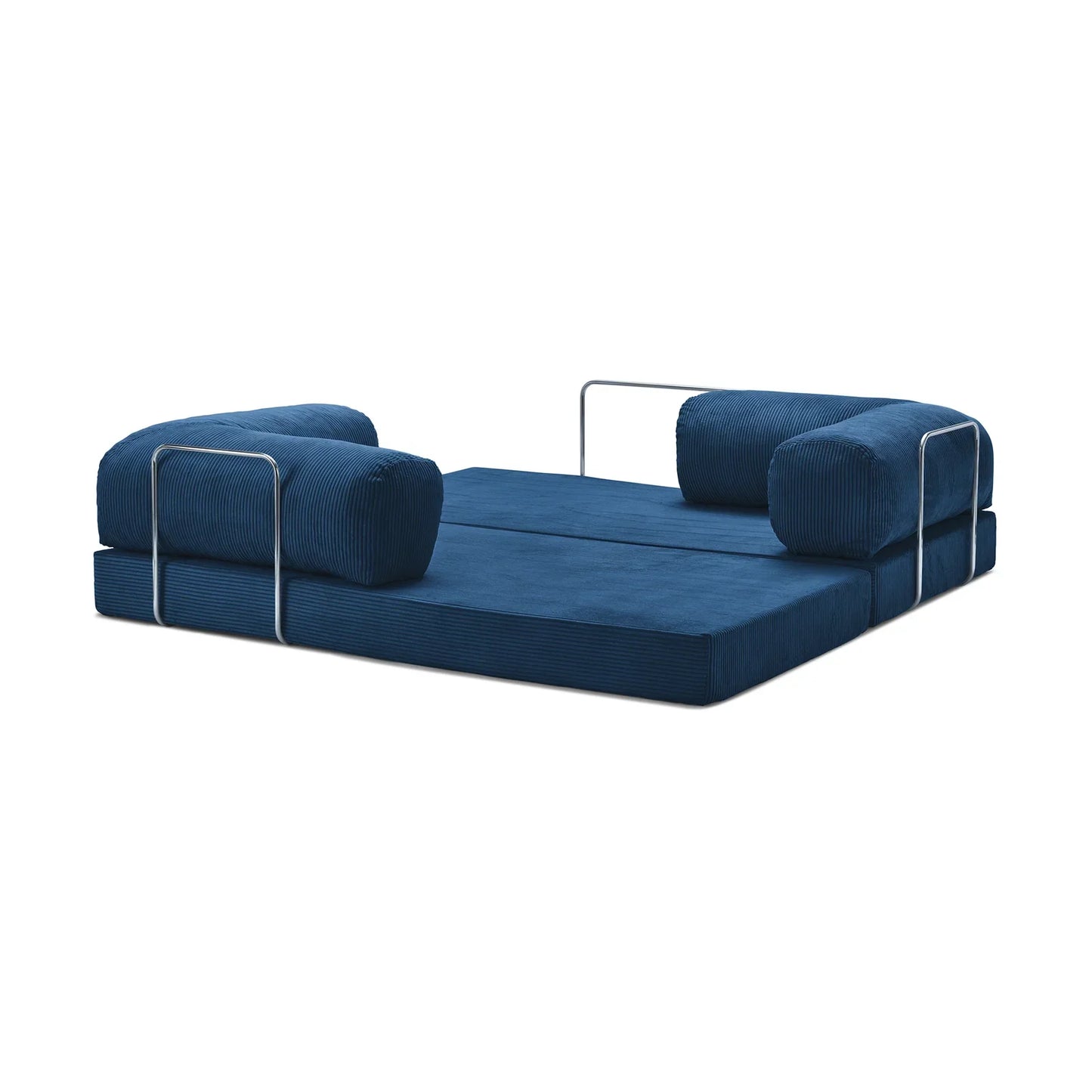 Nubo Compressed Blue Sofa – High-Quality Construction