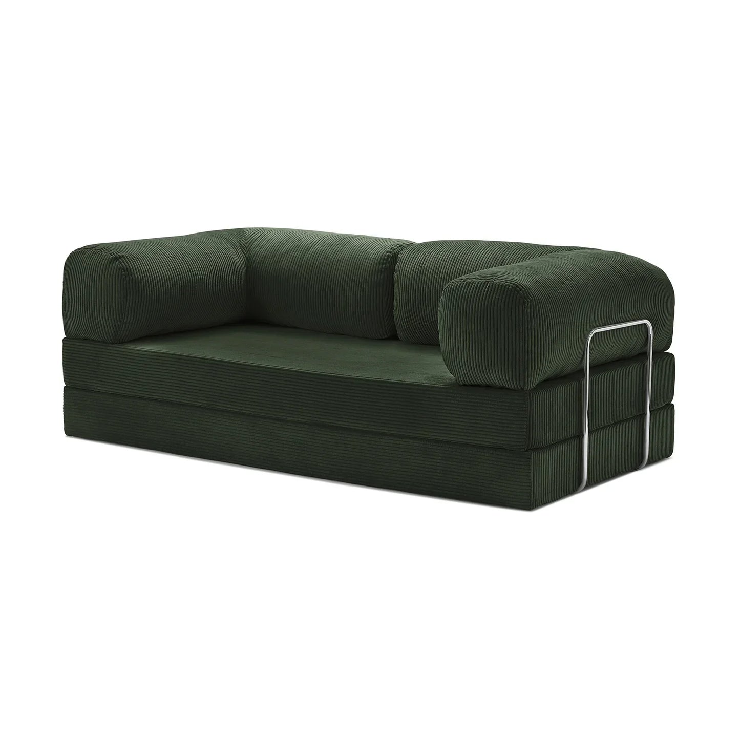 Nubo Compressed Emerald Green Sofa – High-Quality Compact Seating