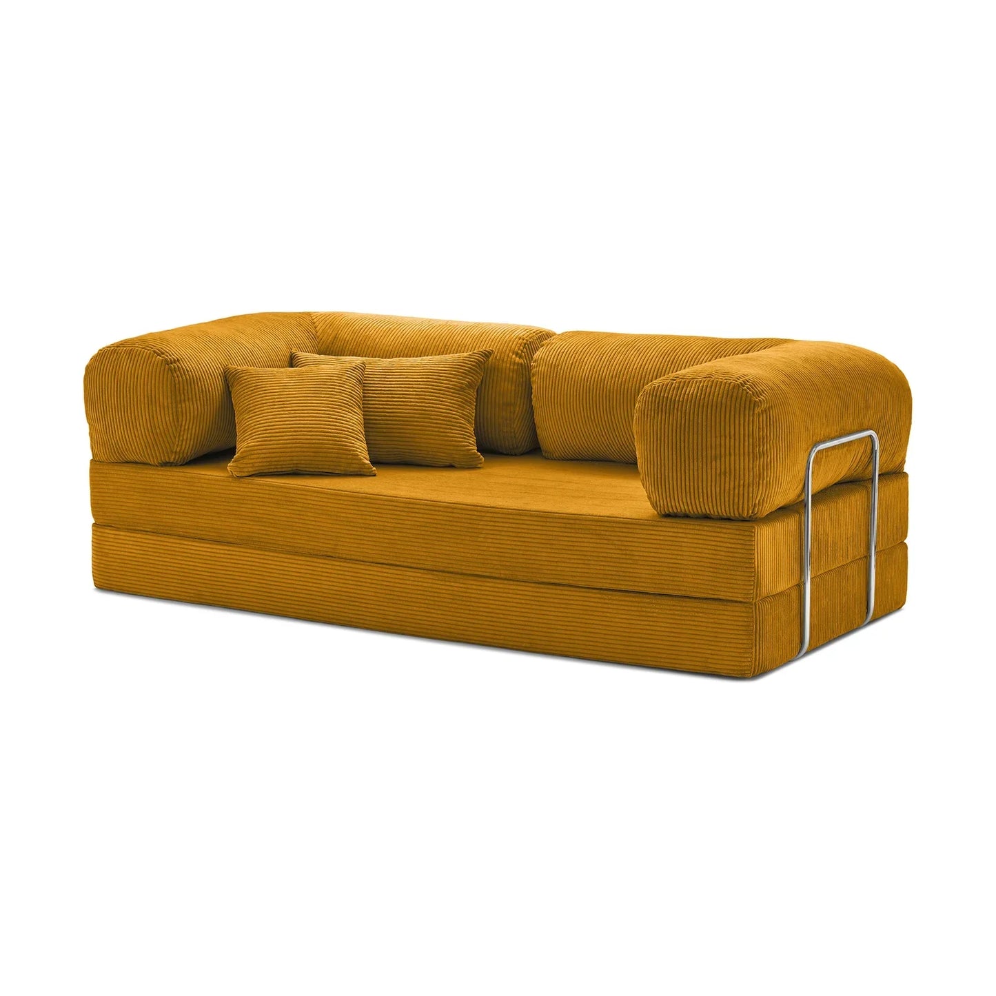 Nubo Compressed Mustard-Colored Sofa