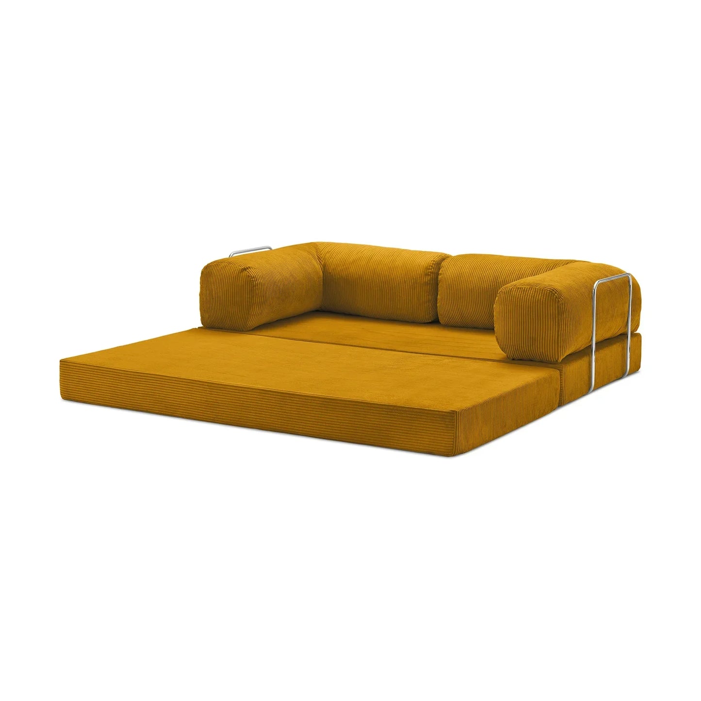 Nubo Compressed Mustard-Colored Sofa
