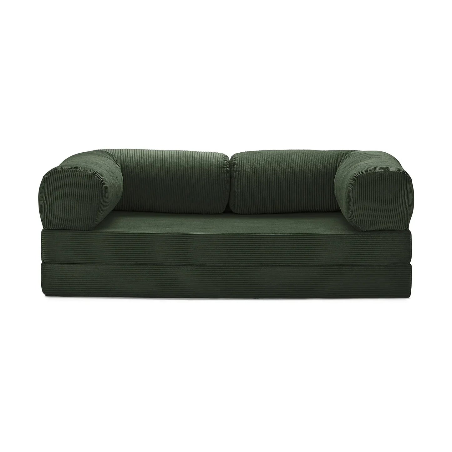 Nubo Compressed Emerald Green Sofa – High-Quality Compact Seating