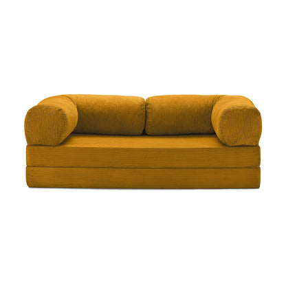 Nubo Compressed Mustard-Colored Sofa