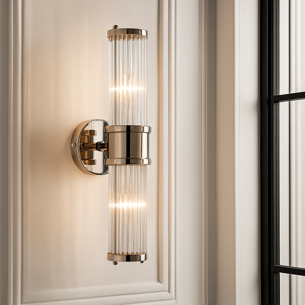Preston Wall Light - Polished Nickel Finish