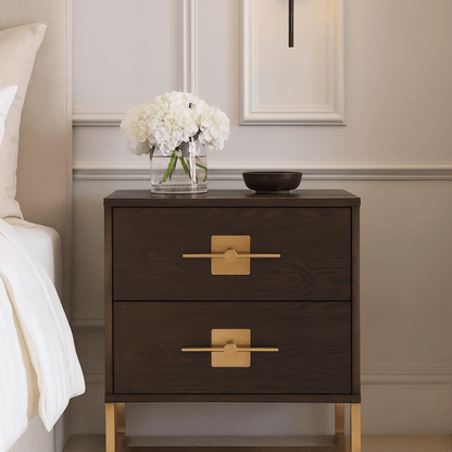 Ophir 2 Drawer Bedside Table