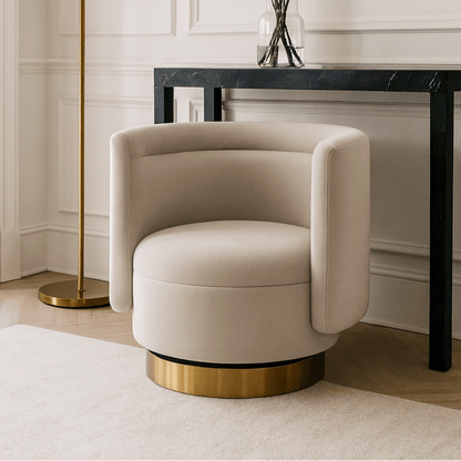 Studio 21 Chair - Kaster Pebble Velvet