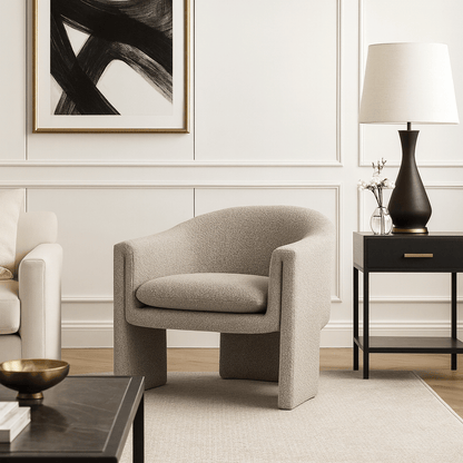 Iconic Occasional Chair - Boucle Taupe