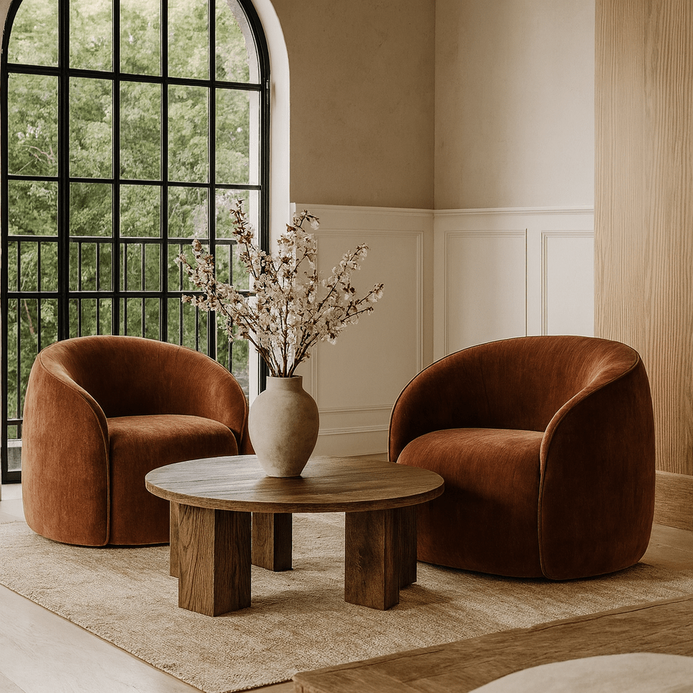 Polta Occasional Chair (Crib 5) - Sysley Rust II