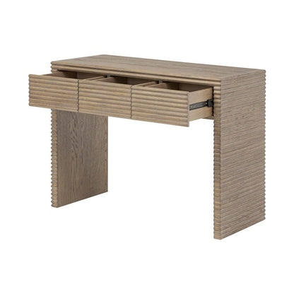 Wickham Desk - Ribbed Oak