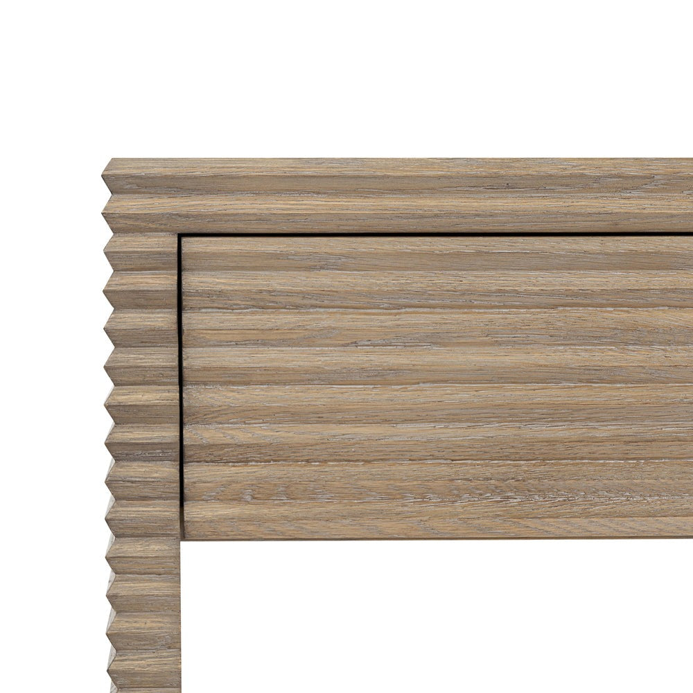 Wickham Desk - Ribbed Oak